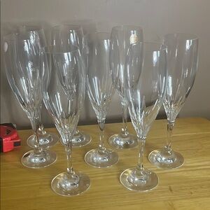 😄Schott Zwiesel champagne flutes crystal (8)